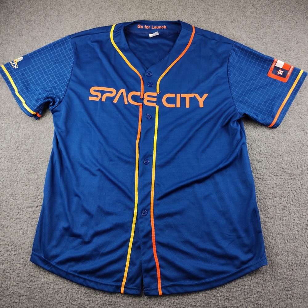 Houston Astros Josh Hader 71 Space City Connect Jersey Mens XL Navy Blue MLB